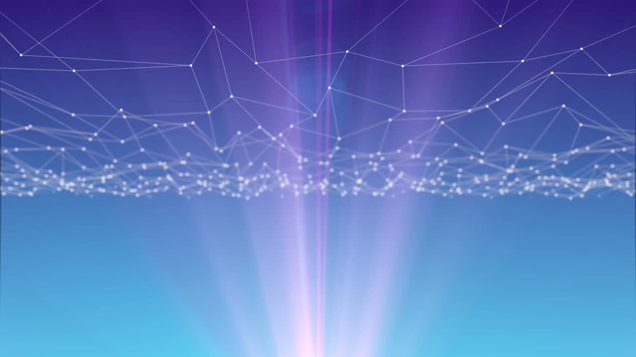 추상적인 네트워크 비즈니스 와이어 라인 기하학적 배경