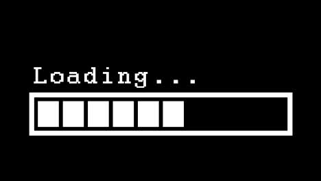 infographic loading with progress bar white