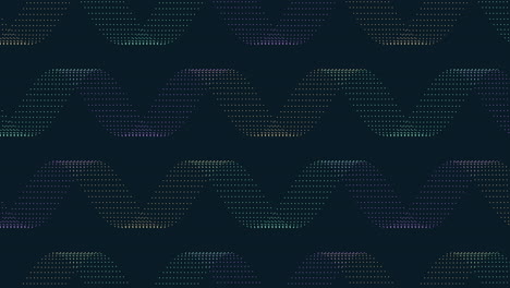 vibrant zigzag pattern with blue, purple, and green lines