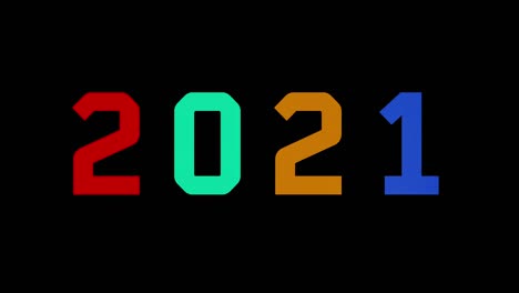 2021 year modern glitch