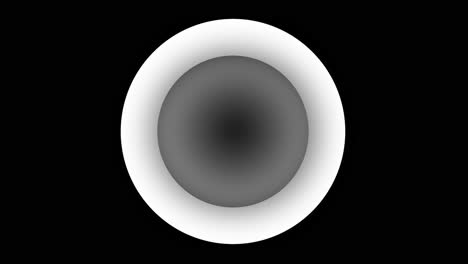 oval gray shape with white border