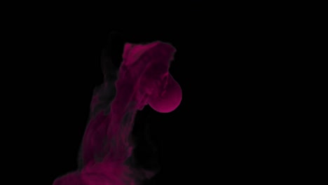 painting purple smoke on a black background, computer generated. 3d rendering abstract background