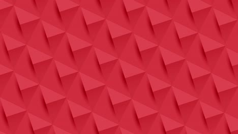 red triangular pattern background