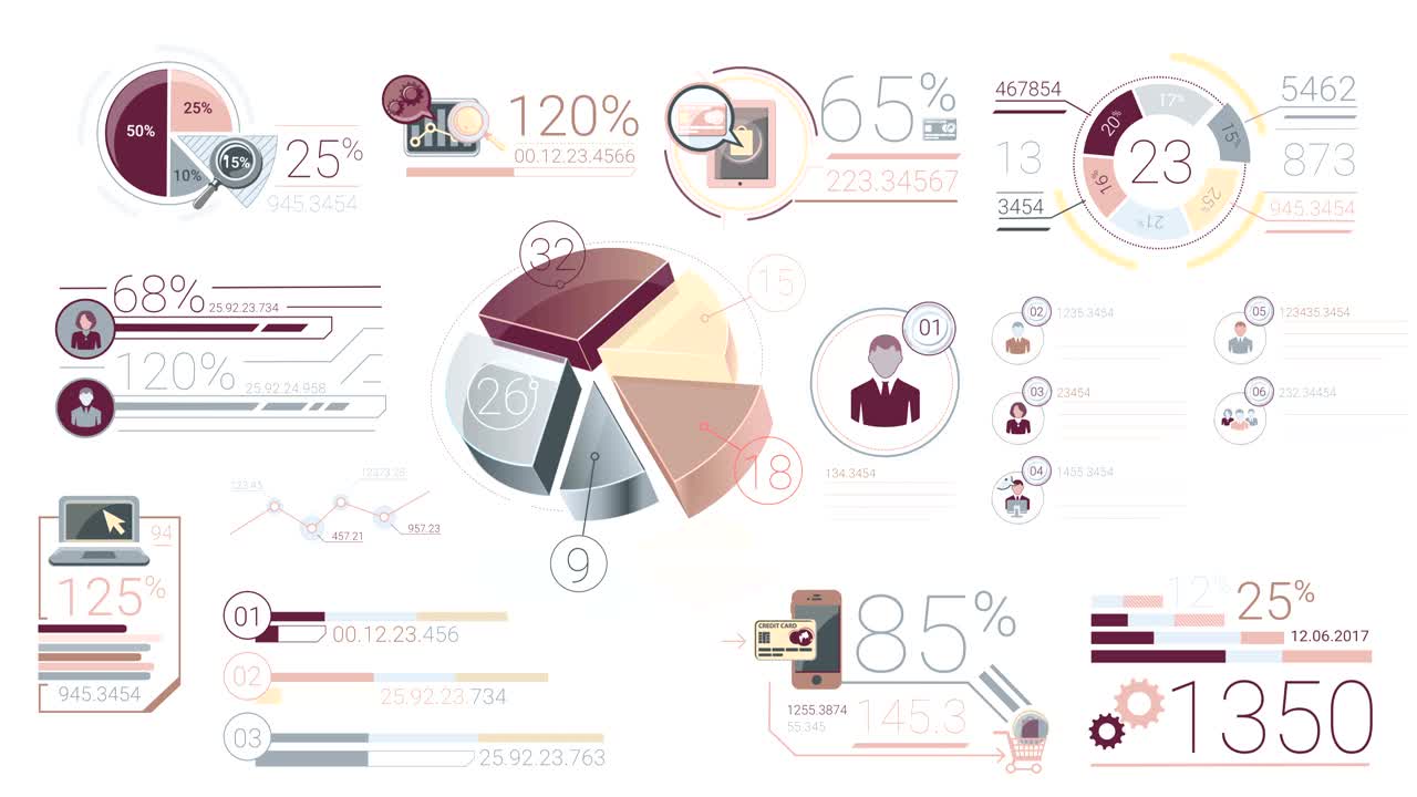 elementos infográficos corporativos