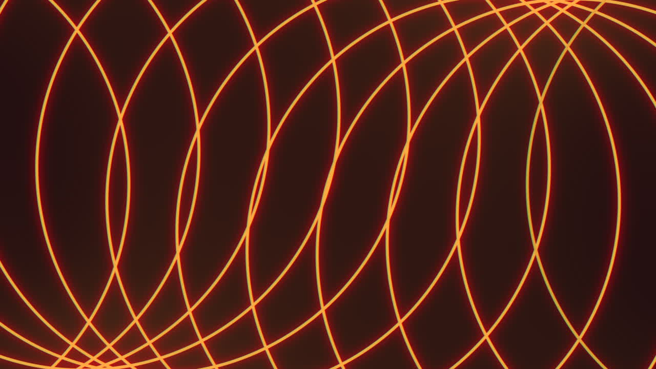 빛나는 빛의 매혹적인 나선형 놀라운 원형 패턴