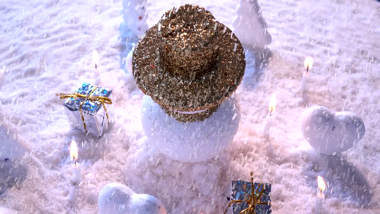 스노우맨: 새해 또는 크리스마스 휴가 국제