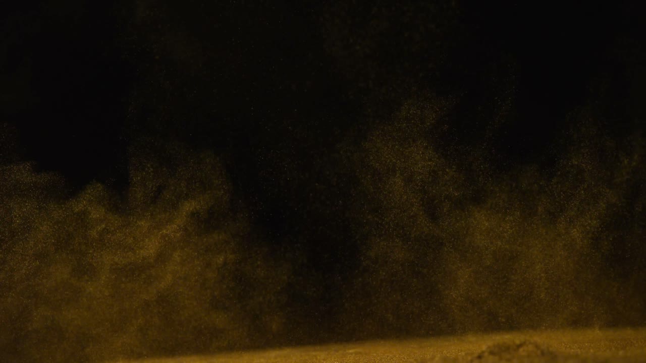 검은 바탕에 떨어지는 황금빛 반 ⁇ 임 4k