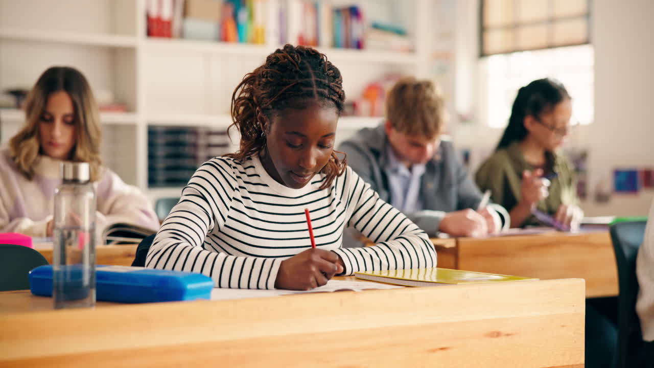 estudiantes en un aula
