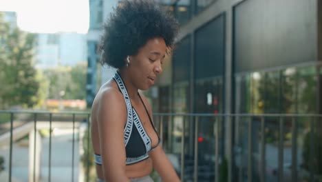 woman dancing outdoors