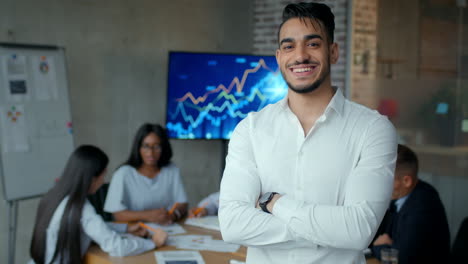 reunión de negocios en curso