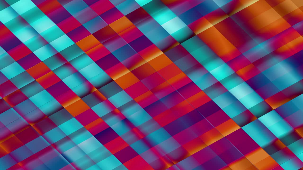 cuadrado futurista abstracto línea colorida fondo ondulado