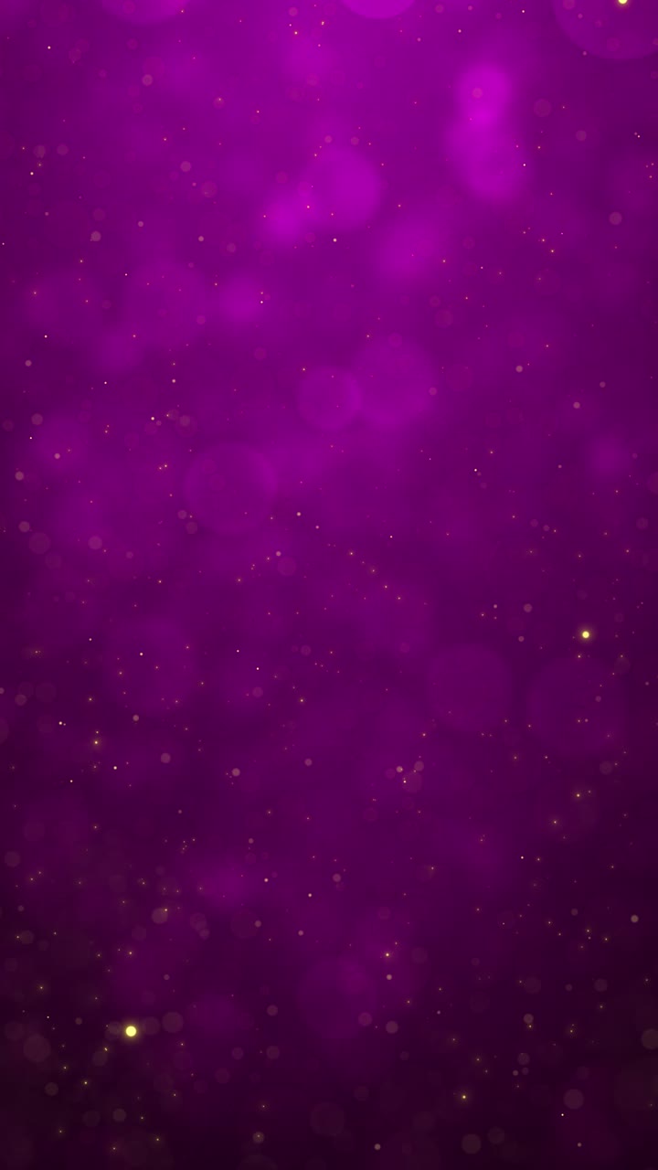 Christmas background neon colored glitter particles on black background falling gold bokeh glitter