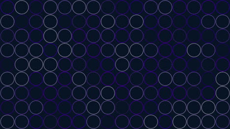 circles and dots pattern with neon color 2