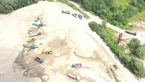 Mining-conveyor-at-sand-quarry