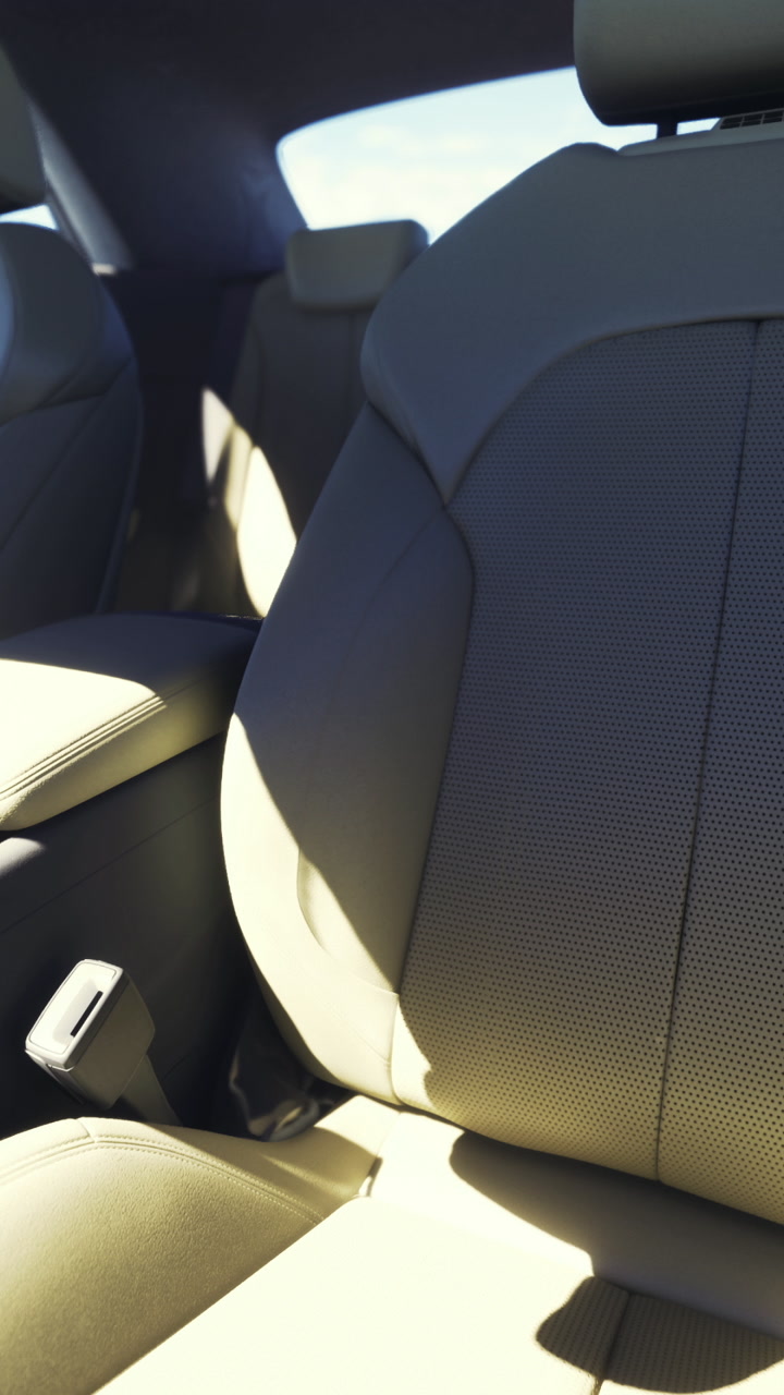 Diseño interior de un coche moderno con amplias opciones de asientos
