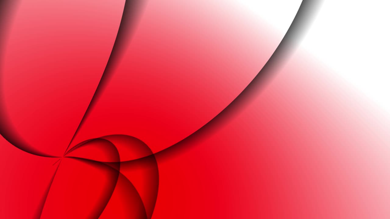 색과 빨간색의 다채로운 부드러운 파동선 배경