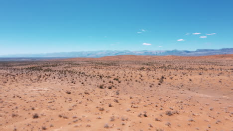 karoo semi-desert in south africa, continuous drone fly over