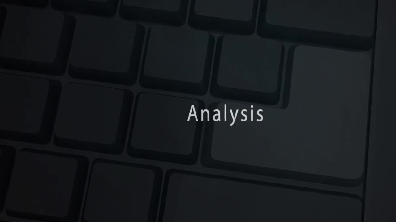 Animation of computing text over computer keyboard in background