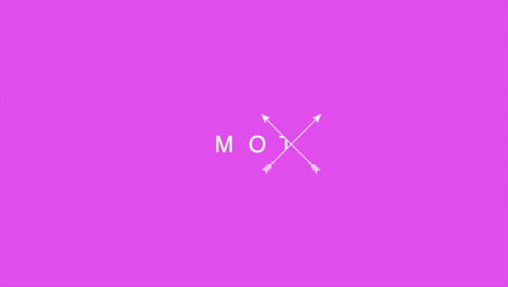 texto del día de la madre con flechas en degradado rosa de moda