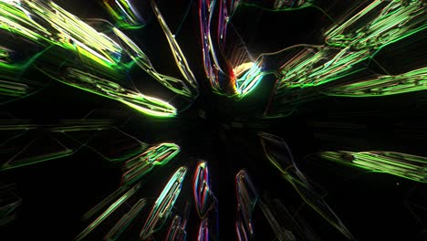 fondo gráfico abstracto, para mostrar la vista de bucle que va a fondo colorido, concepto artístico. el diseño creativo está moviendo patrones abstractos de textura dinámica, fondo de moda.