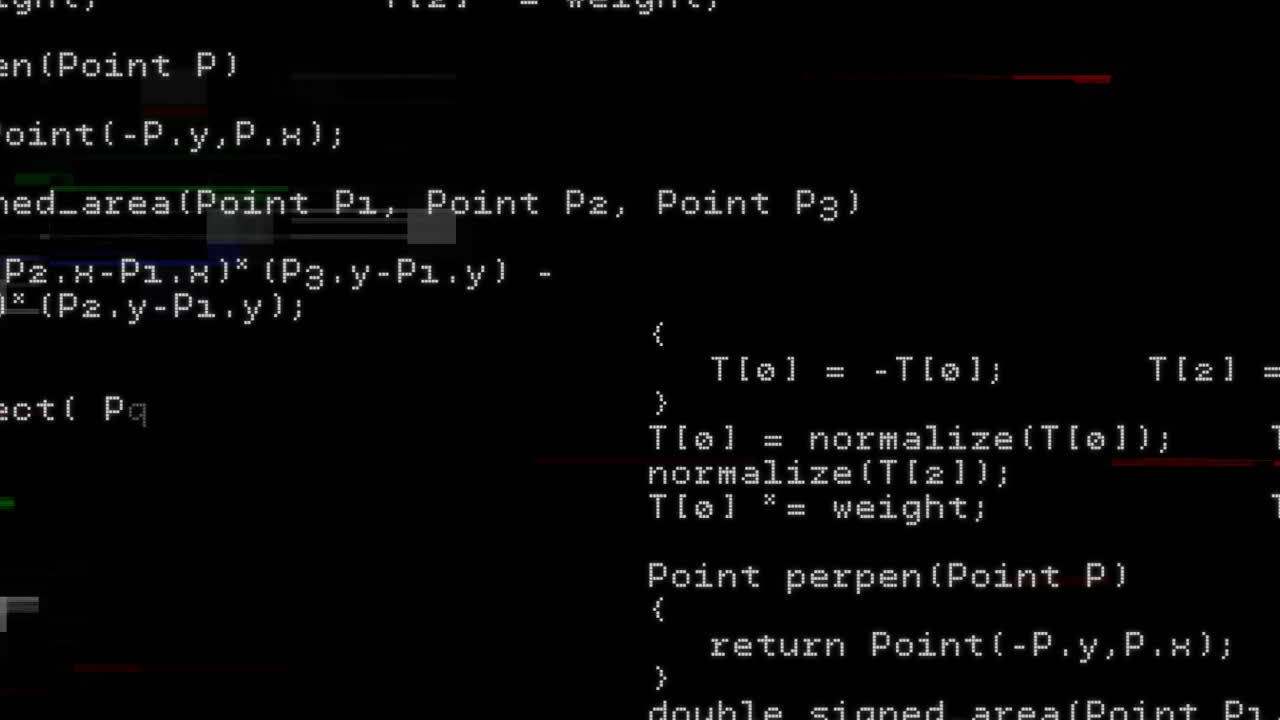 Program codes and glitches