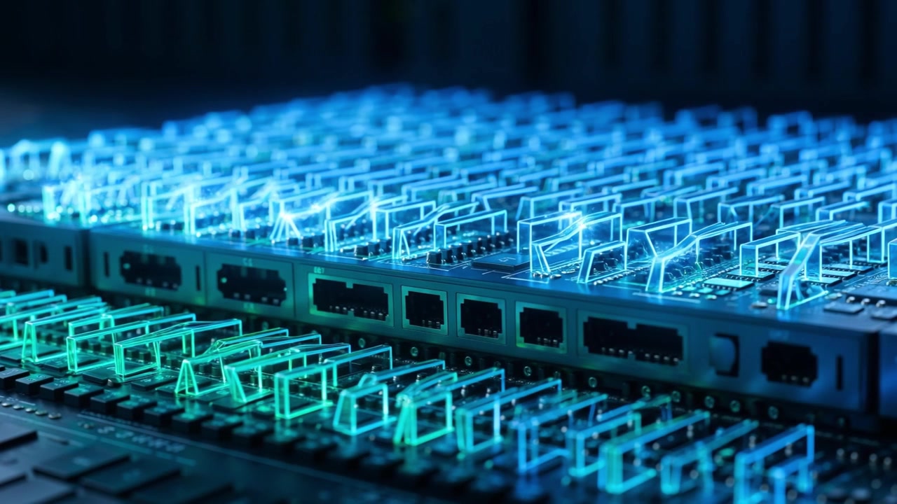 Digital Data Flow Visualization on Server Network Hardware