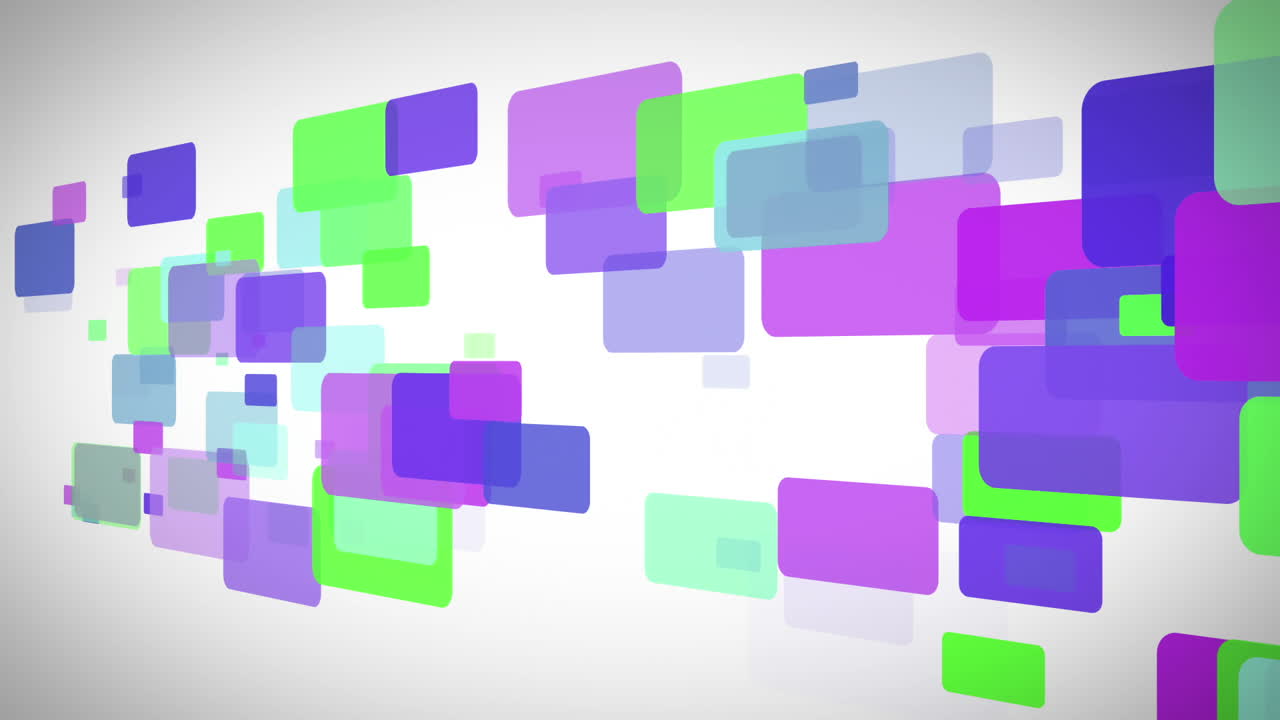 rectángulos coloridos en movimiento