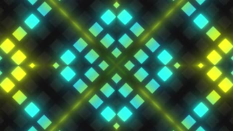 patrón geométrico de neón abstracto