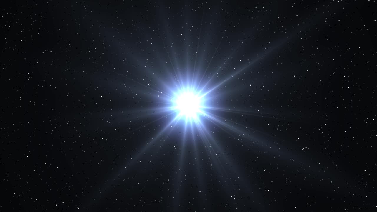 luz brillante con fondo de estrella