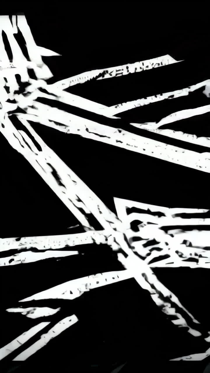 Abstract Black and White Diagonal Stripes