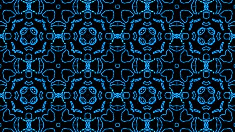 abstract blue geometric seamless pattern background. abstract stripes kaleidoscope loop. fast psychedelic colorful kaleidoscope vj background. disco abstract motion background. kaleidoscope effect