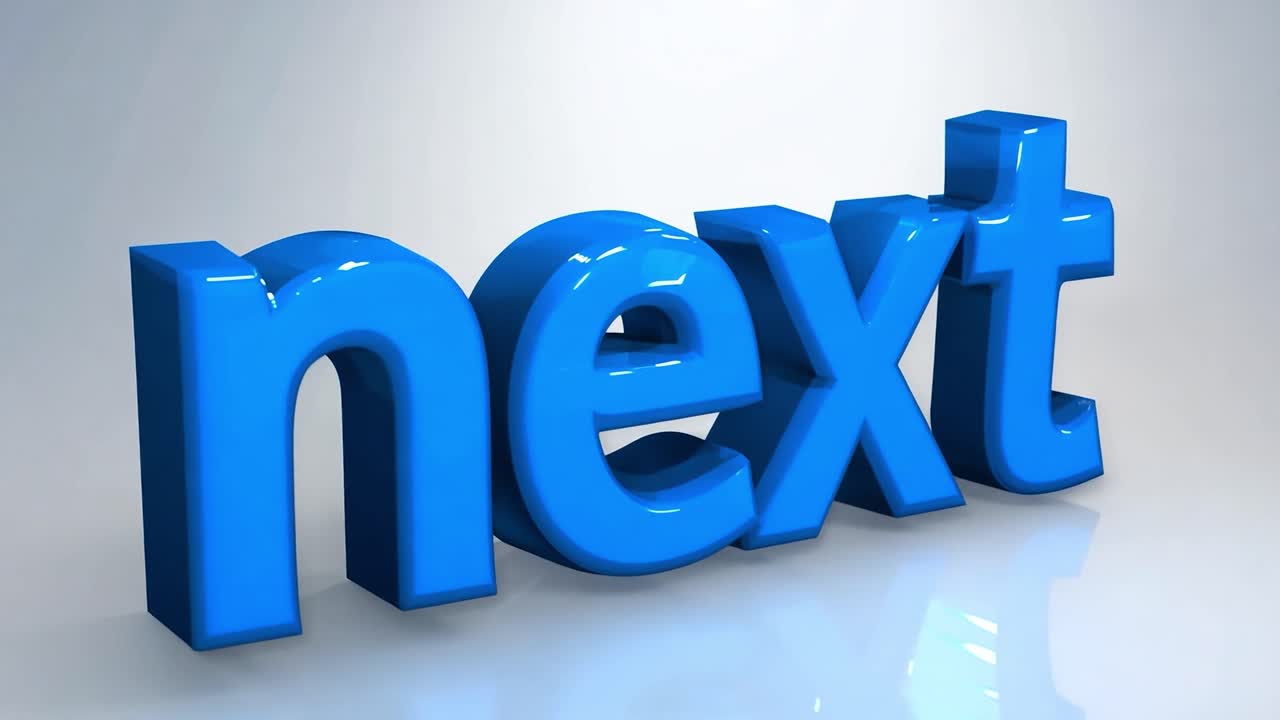 la palabra 3d azul siguiente aparece gradualmente letra por letra contra un fondo blanco limpio, mostrando una tipografía dinámica