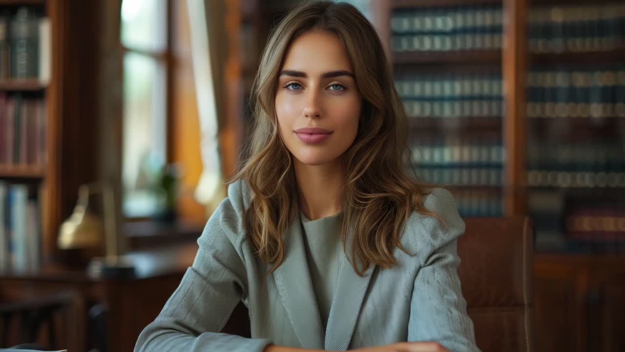 Portrait of a Professional Businesswoman in Her Office