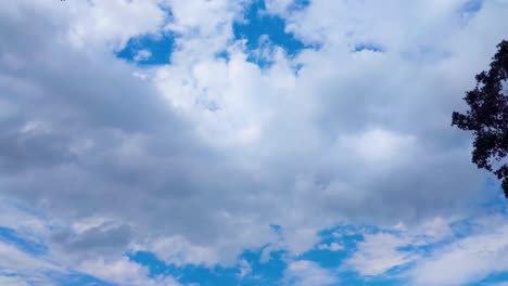 clouds time lapse pan shot