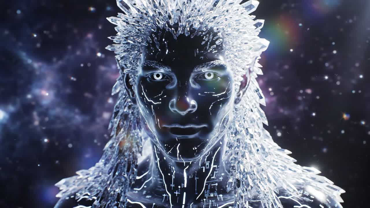 Crystal Being Digital Art