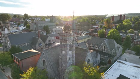 Antena-De-La-Catedral-De-La-Iglesia-Cristiana-En-Estados-Unidos