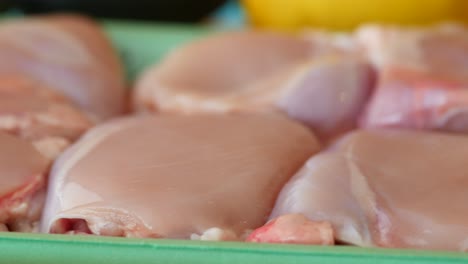 raw chicken thighs