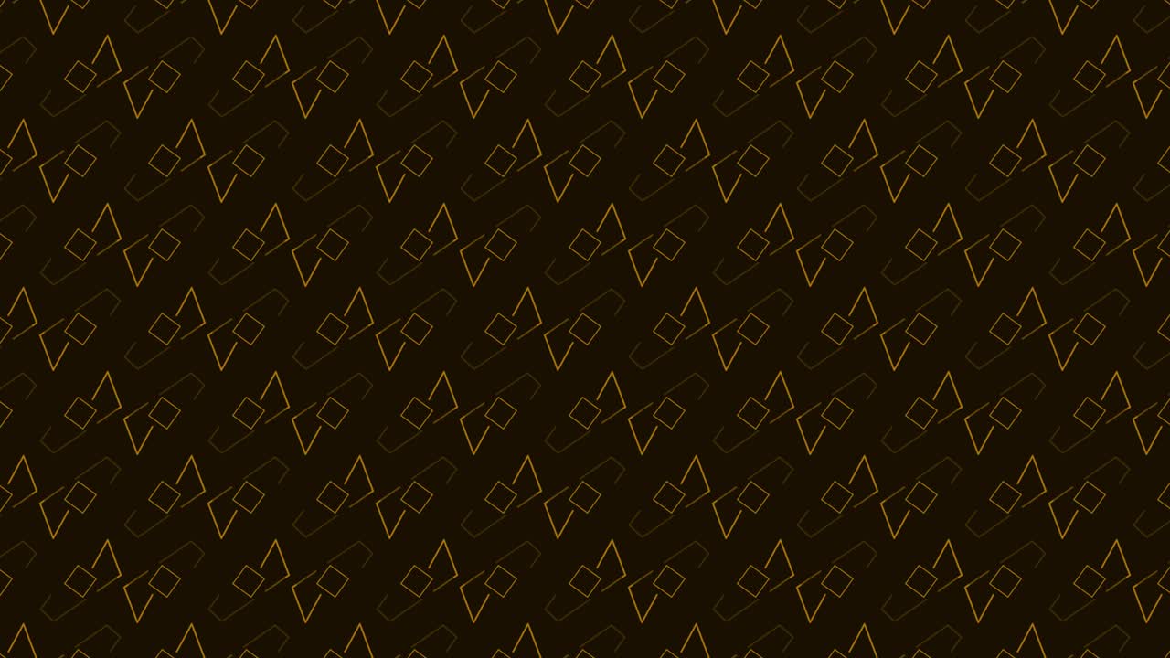 Square Yellow Morphing in Seamless Animation. Abstract Motion Design Background.