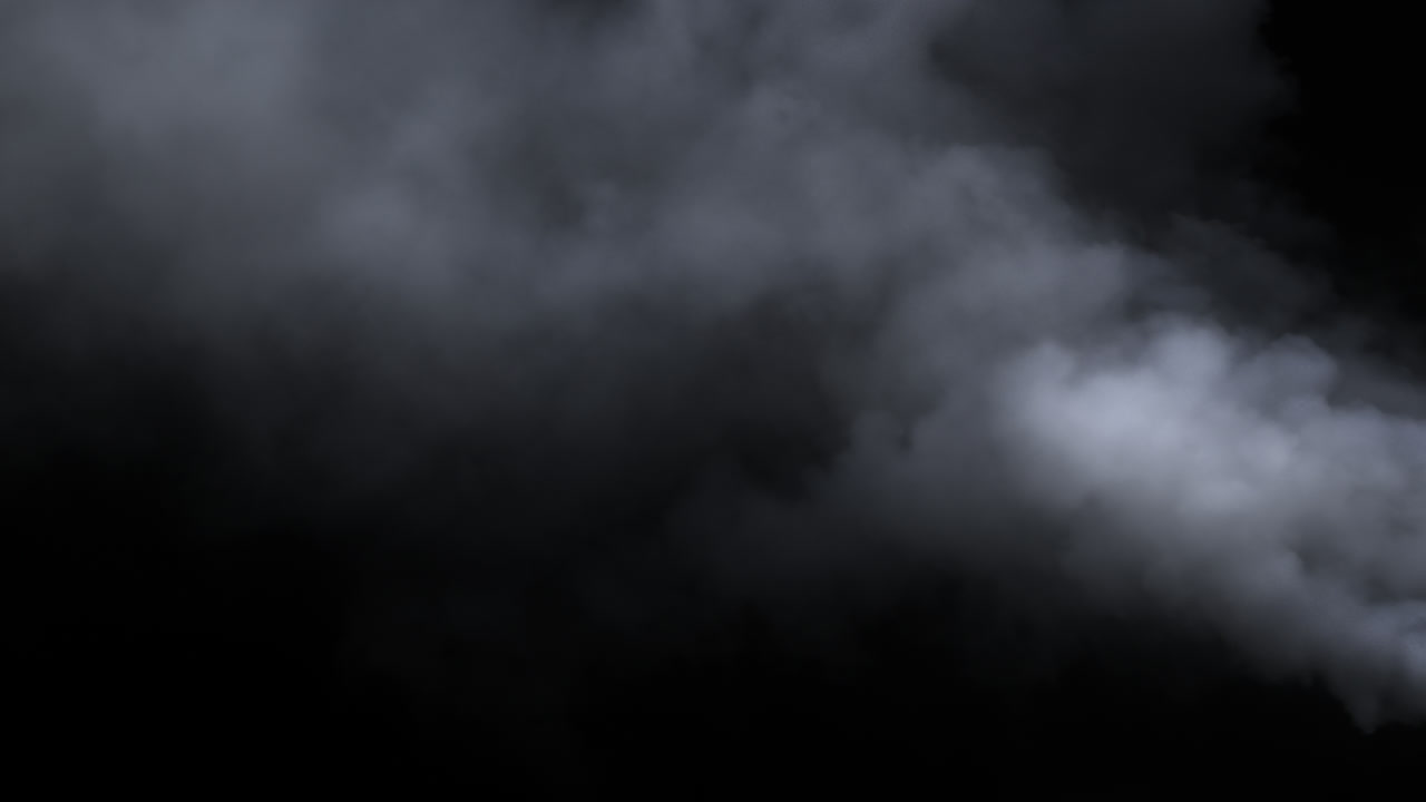 Immersive mesmerising spooky thunder Halloween smoke cloud VFX insert element in HD slow-motion