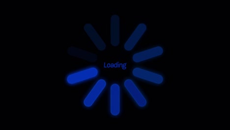 animation colorful loading circle.