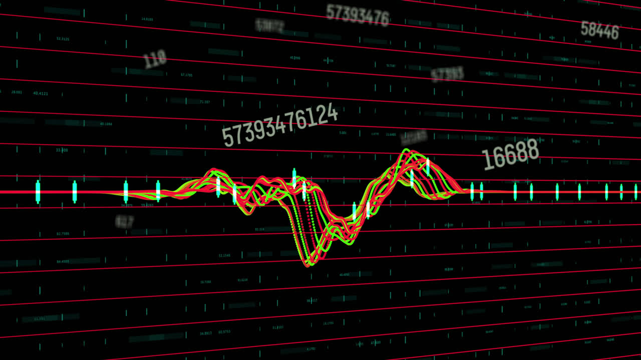 Animation of financial data processing