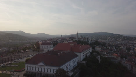 Drone-Shot-of-Mansion-in-Budapest