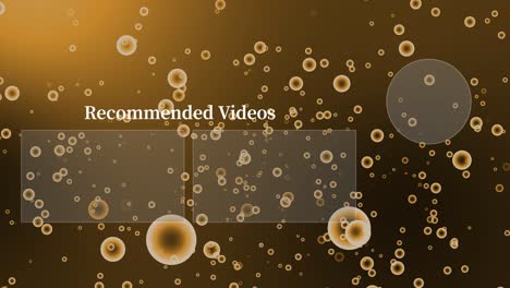 gradation bubbles particles end card motion graphics