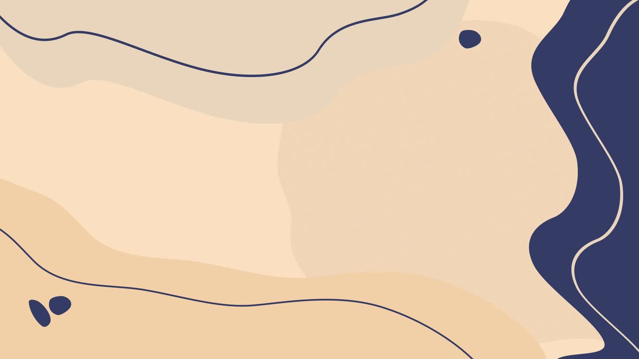 기하학적 단순한 파란색과 베이지색 배경