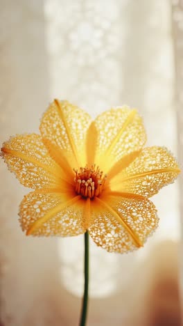 beautiful yellow lace flower