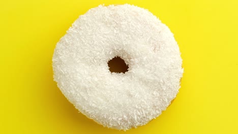 doughnut glazed close-up.