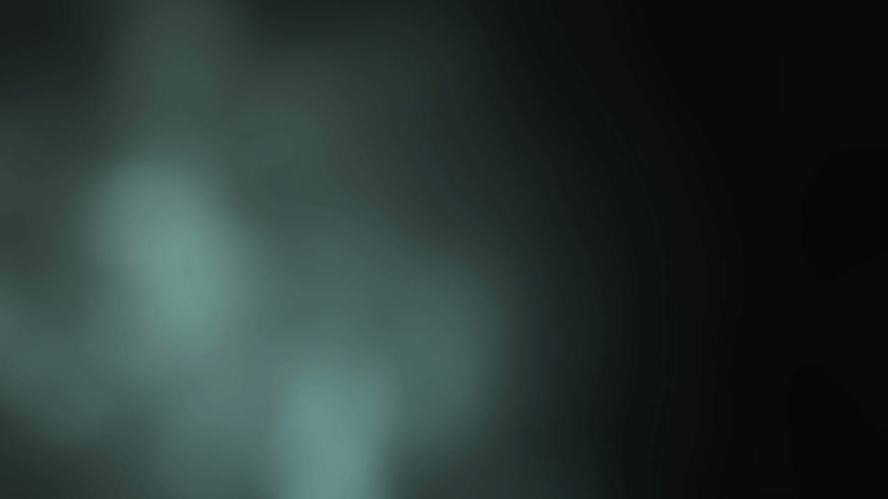 Flashing blue light on black background
