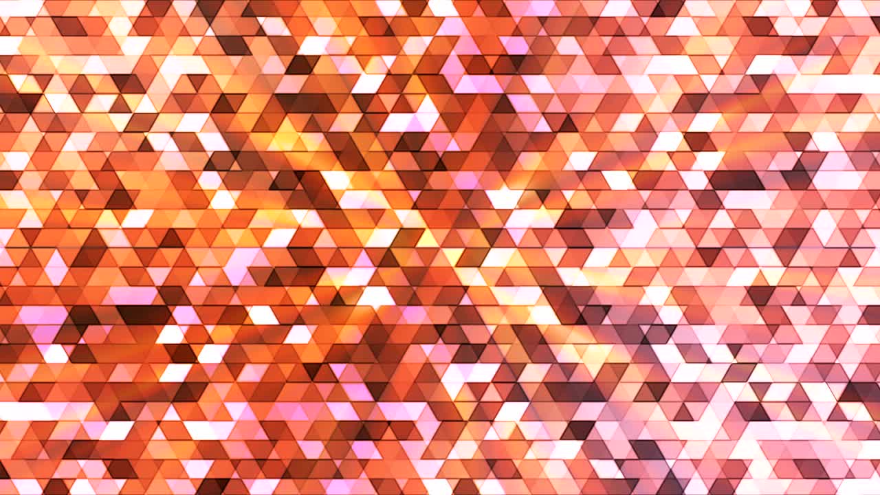 transmisión de polígono parpadeante triángulos de alta tecnología, multicolor, abstracto