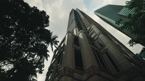 modern skyscrapers in a city