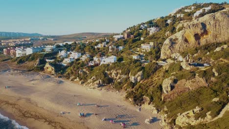 aerial view of the coast of the south of spain